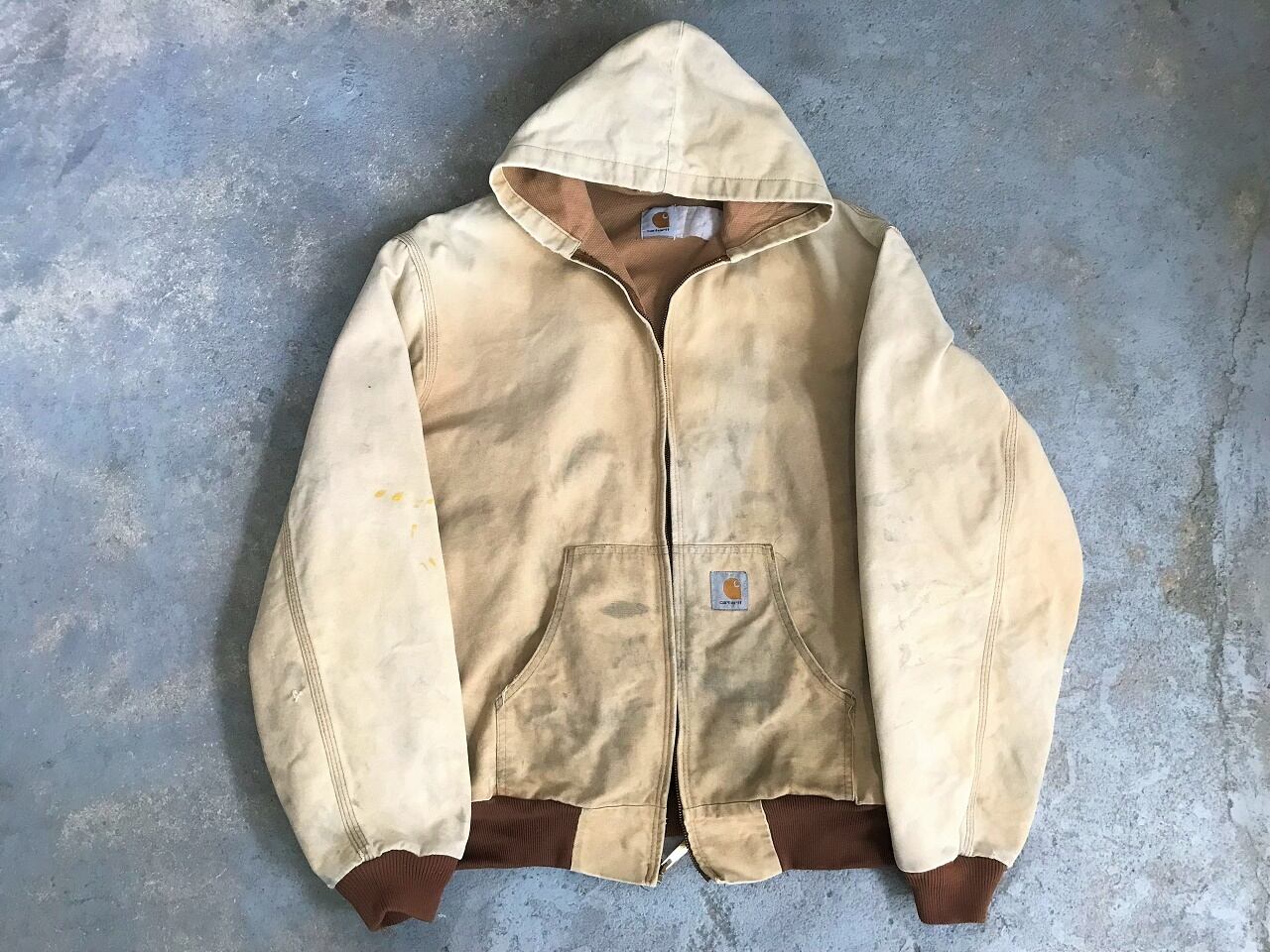 90s Carhartt duck fabric active jacket