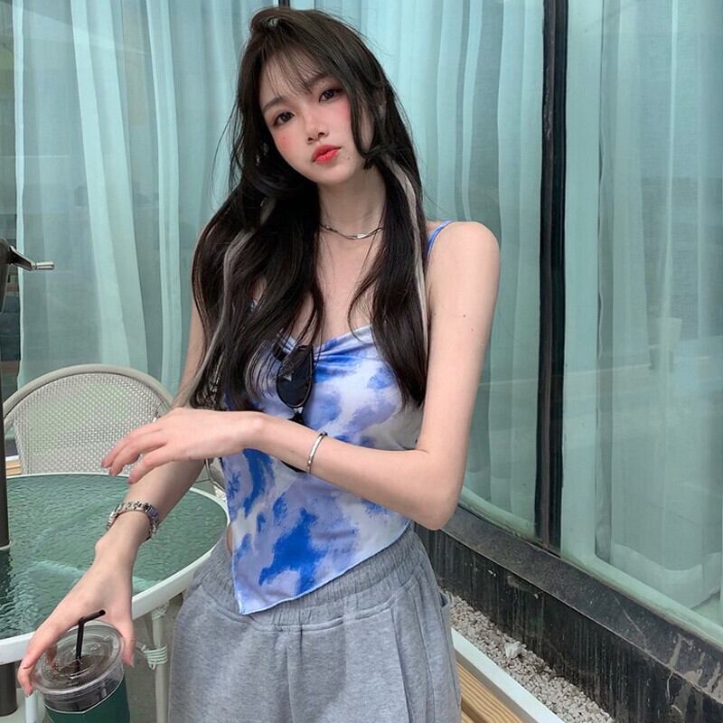 サマーショートバック 大人ガーリー スウィート キュート カジュアル 夏物 ガールズファッション6881072528