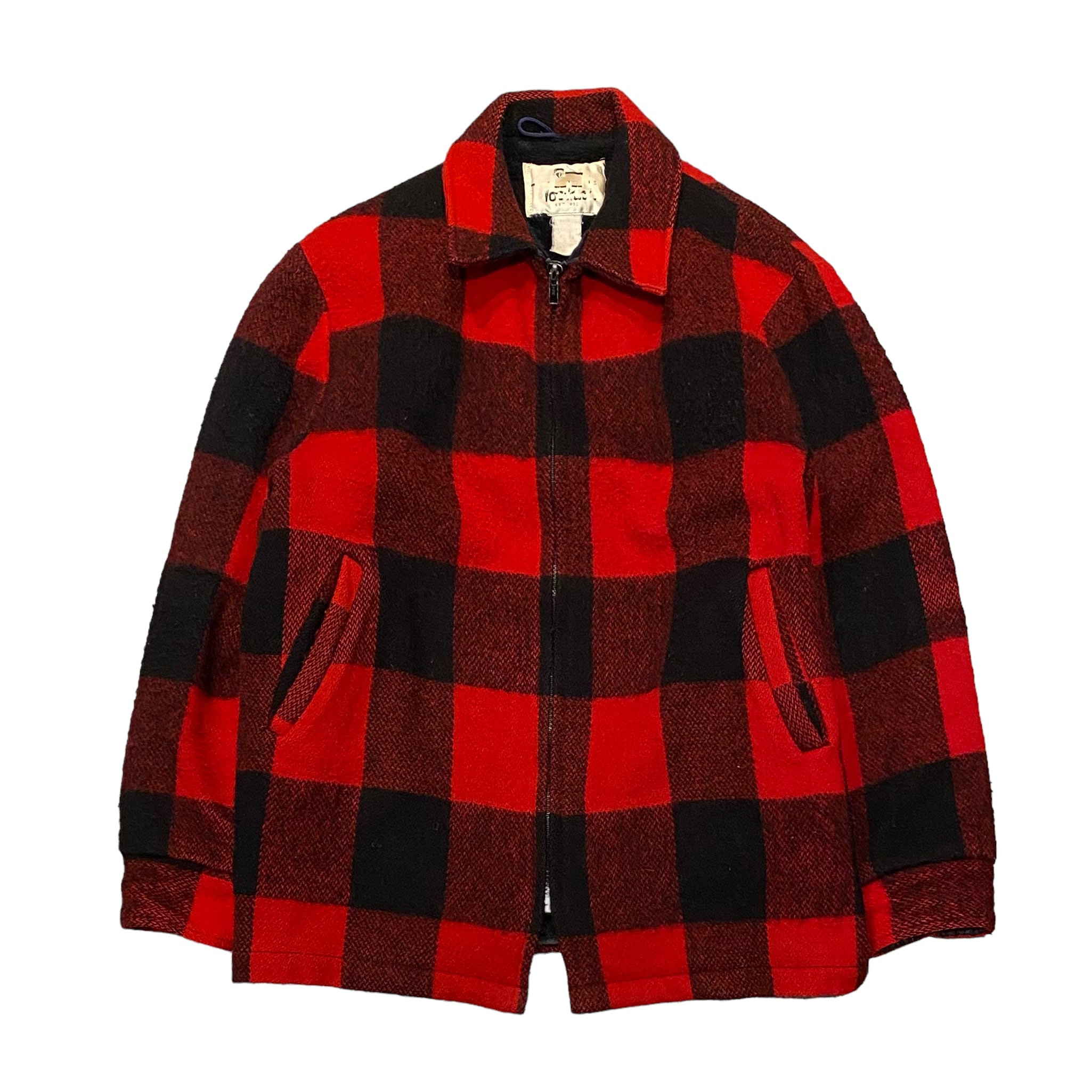 80's Woolrich Wool Plaid Jacket M / ウールリッチ ウールジャケット バッファローチェック レッド 古着 ヴィンテージ