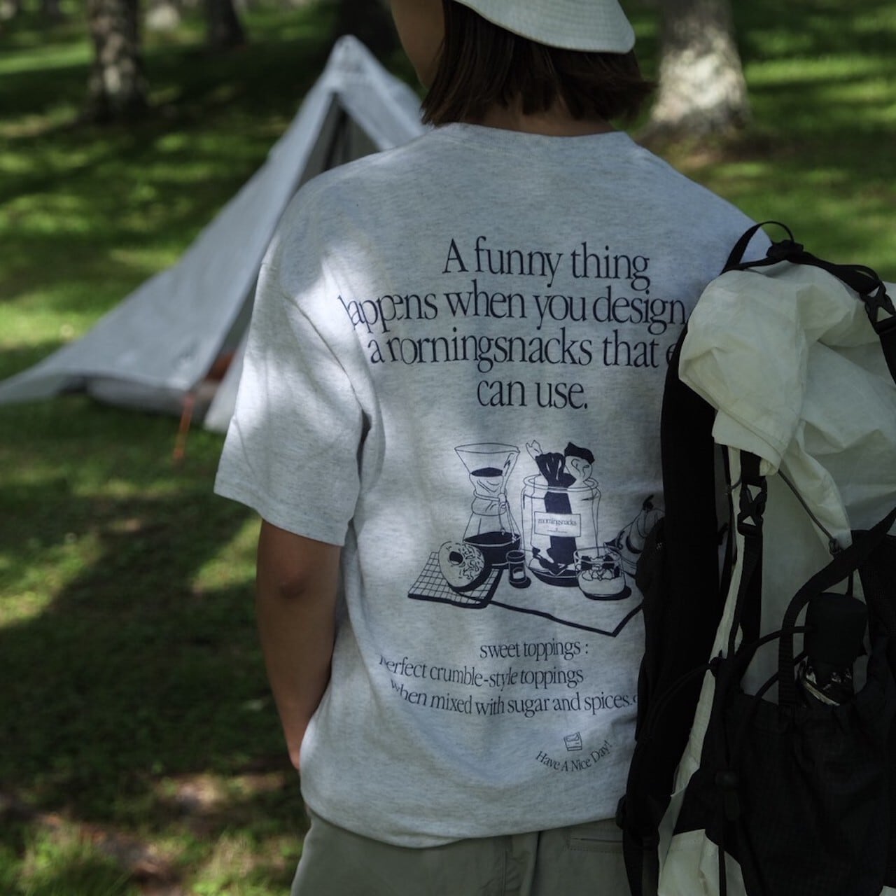 「Glass Jar」pocket S/S T-Shirt