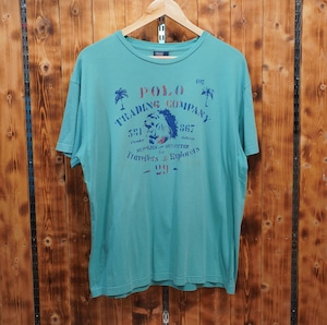 ralphlauren Tシャツ M/ラルフローレン ターコイズ