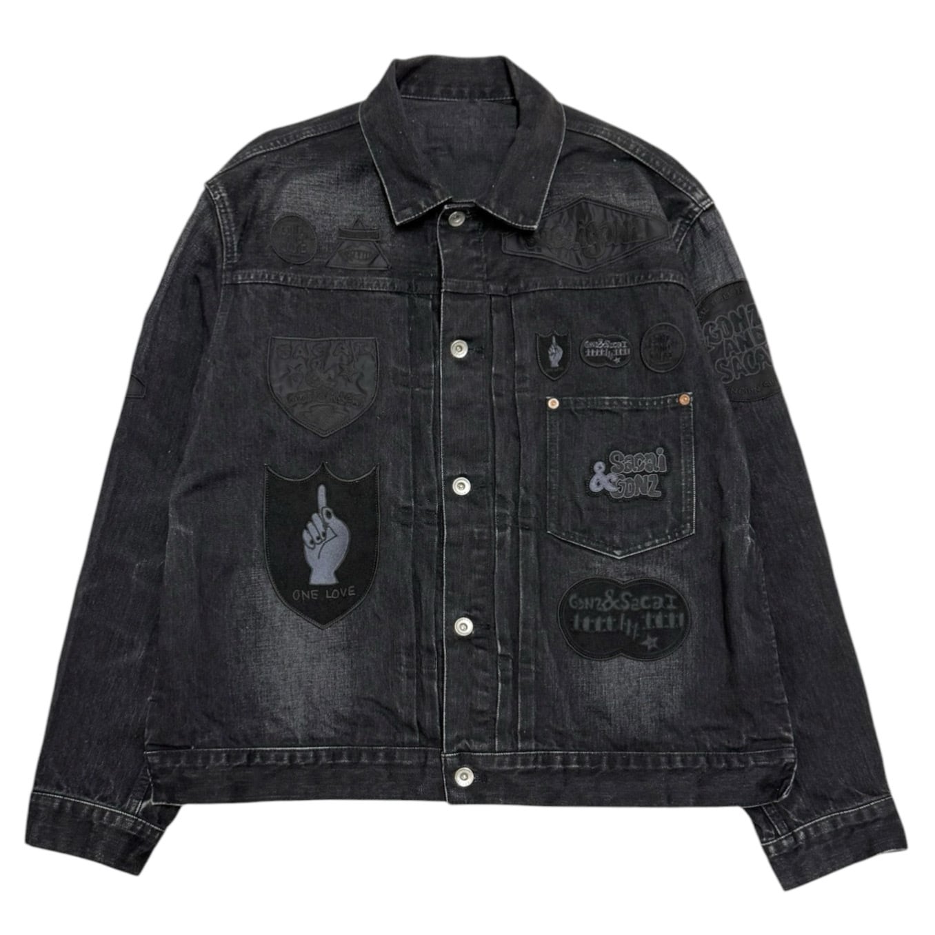 COMMEdes GARCONS HOMME Split Logo Hoodied Jacket 