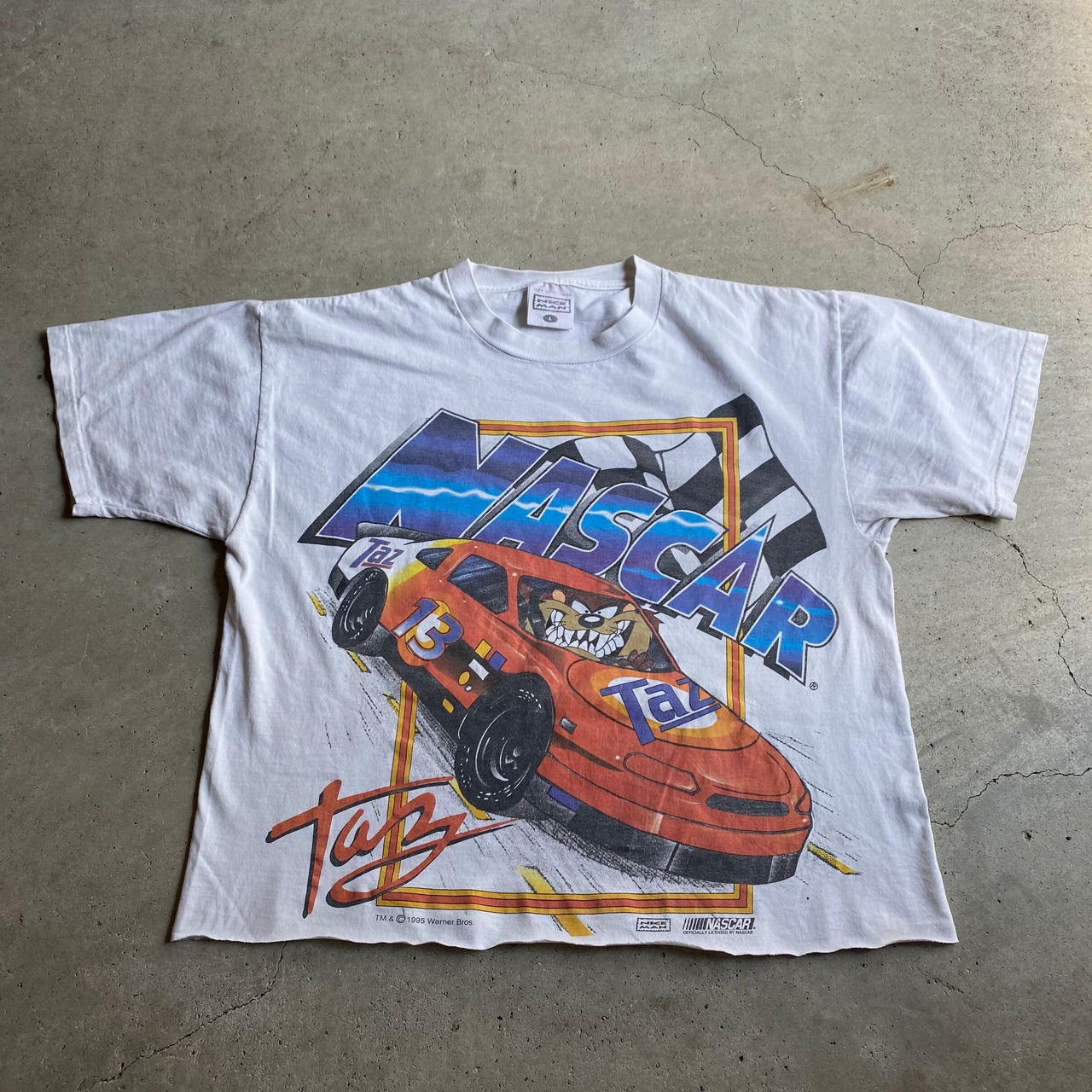 USA製 90年代 NASCAR ナスカー レーシング プリント カズマニアン 