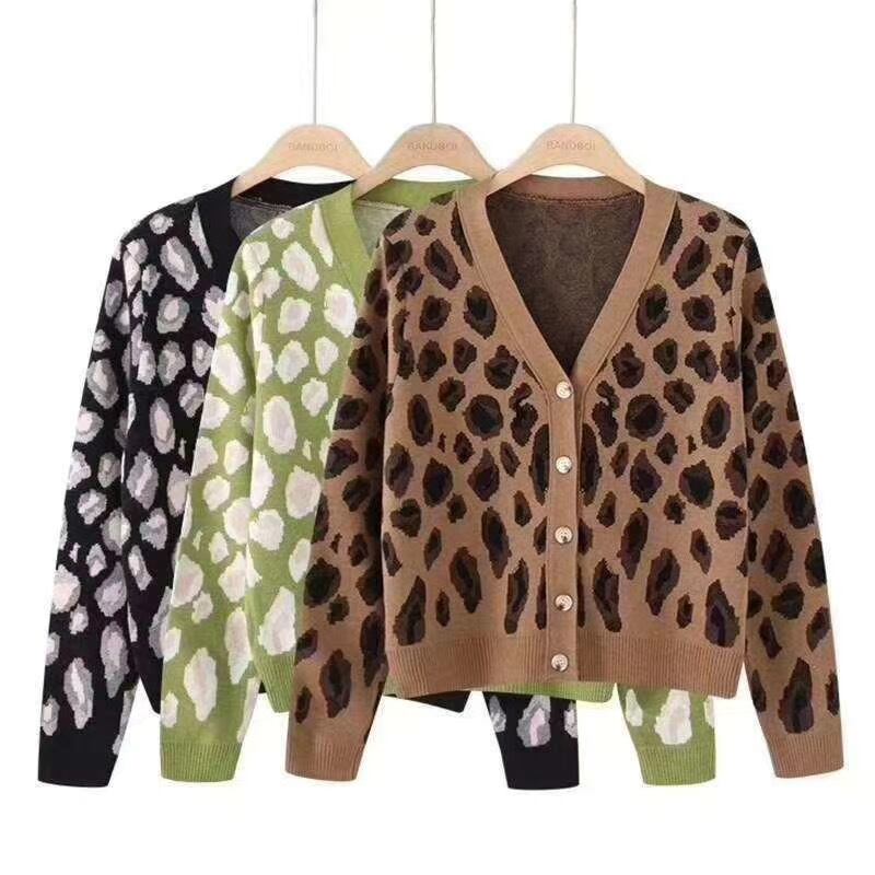レオパードカーディガン