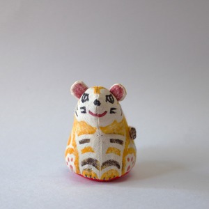 仔とら　干支仔シリーズ　木版手染めぬいぐるみ　