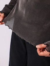 Mylanka(ベロアハイネックトップス)