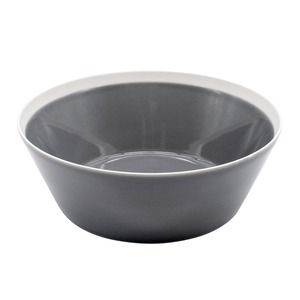 yumiko iihoshi porcelain（ユミコイイホシポーセリン）×木村硝子店 dishes bowl L (fog gray)  ボウル 鉢 約高さ7×口径18.5cm 日本製 255169