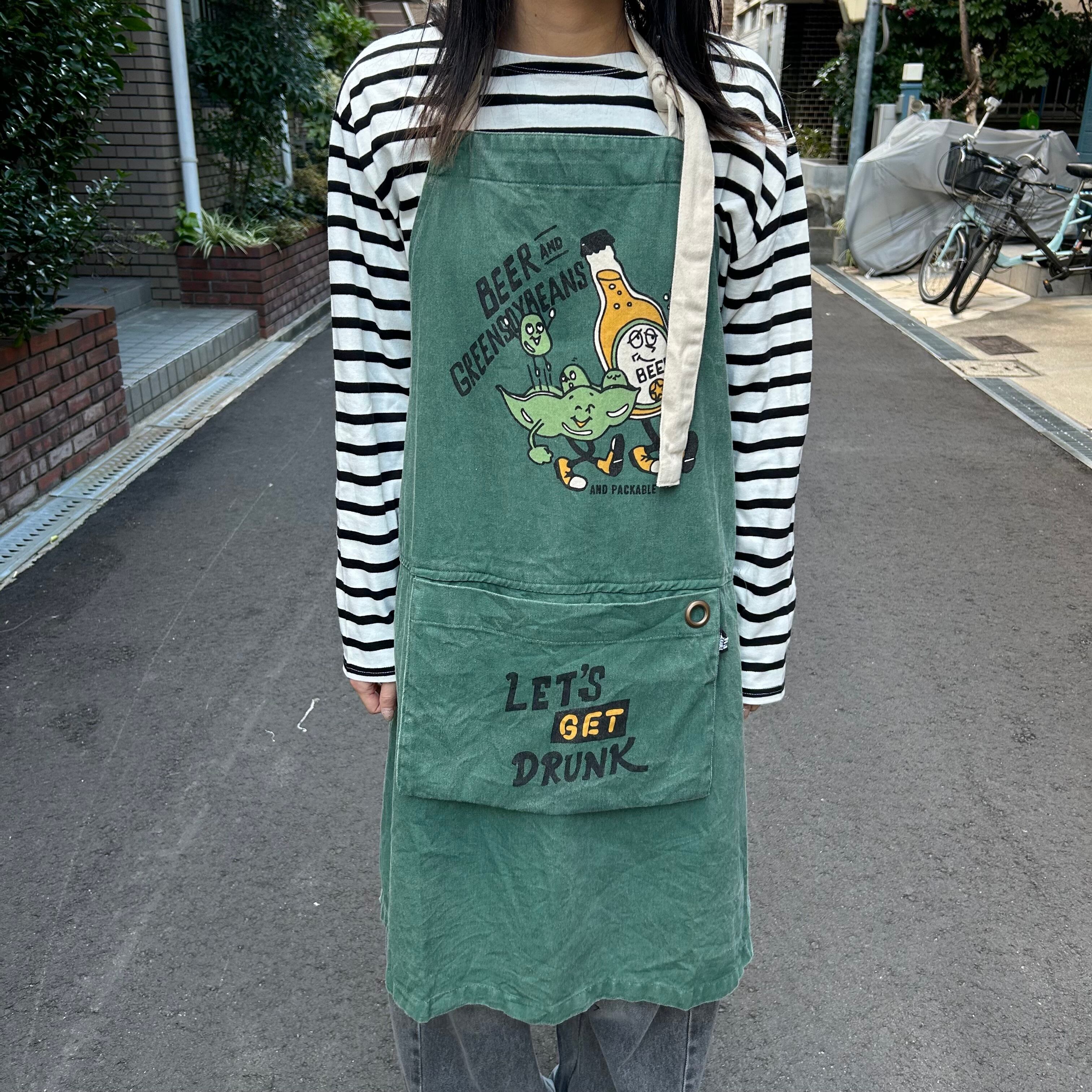 AND PACKABLE】ビール&枝豆 エプロン(75823) | JOLIE