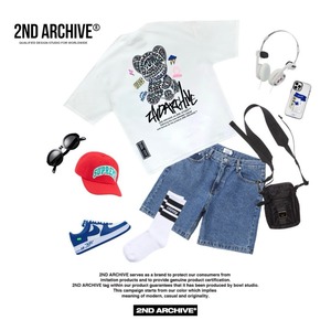 2ND014 2NDARCHIVE Tシャツ 韓国ファッション オーバーサイズ ユニセックス