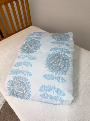 羽毛肌掛ふとん　アウリー【シングル】【ピンク】【ブルー】