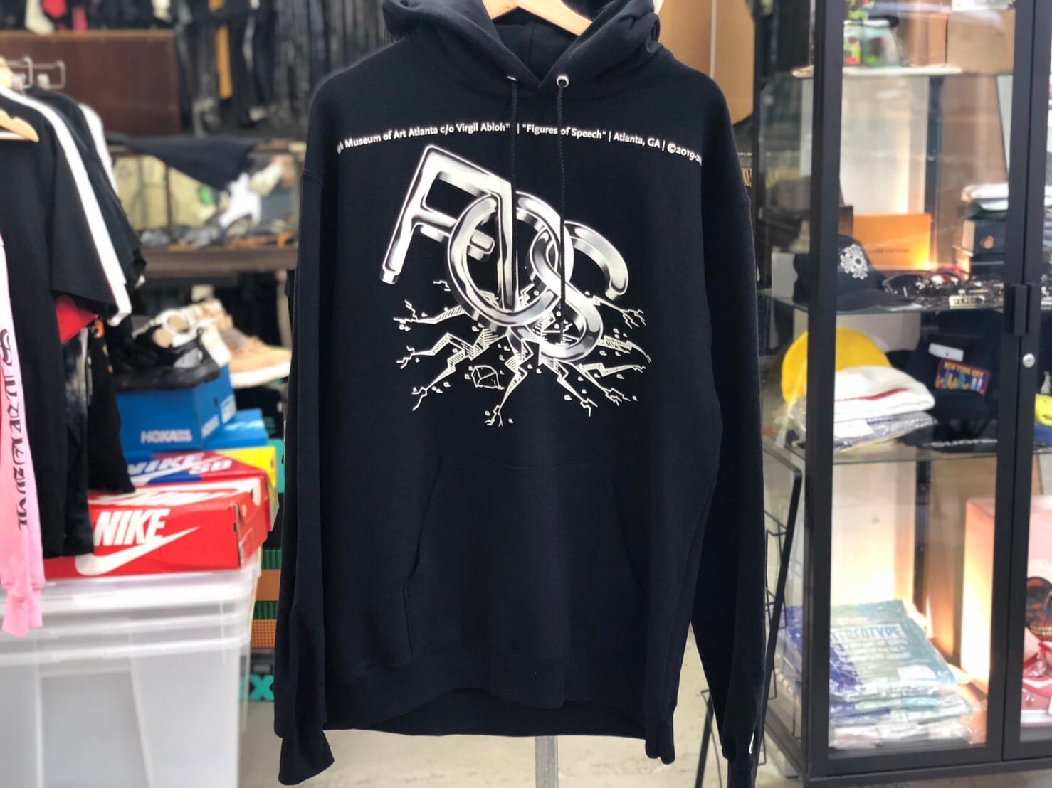 Virgil Abloh × Champion MCA CHICAGO STORE HYPERBOLE HOODIE 2XL  