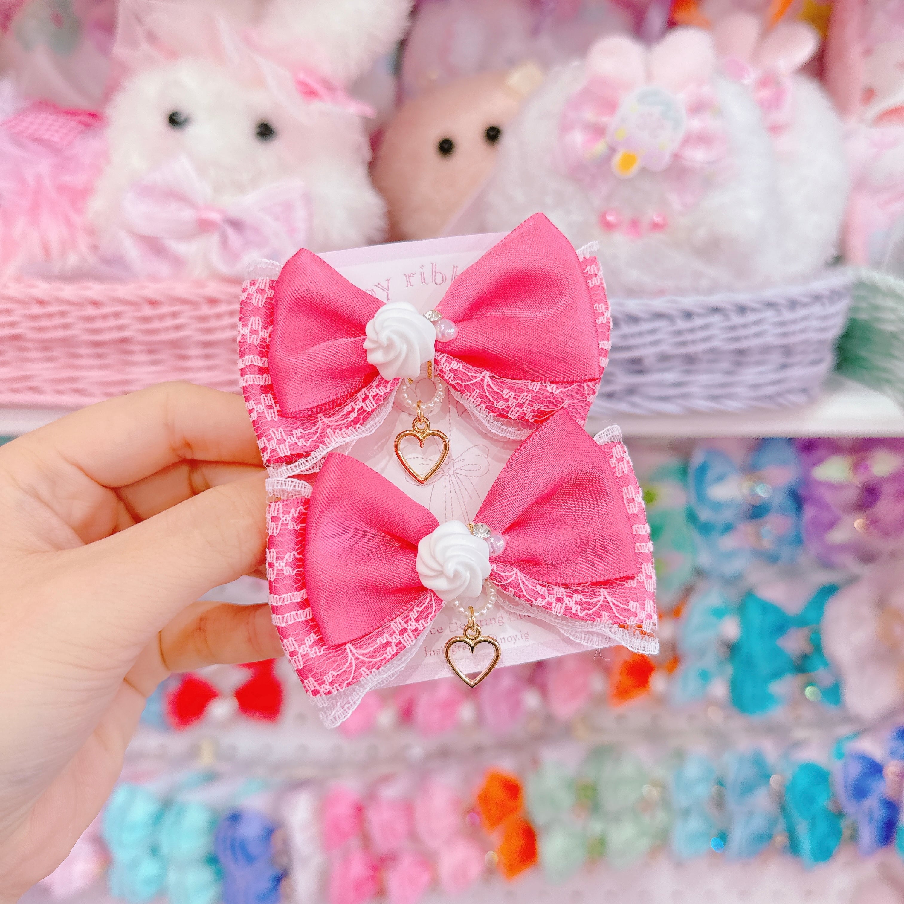 【F7】49-43ツインヘアクリップ