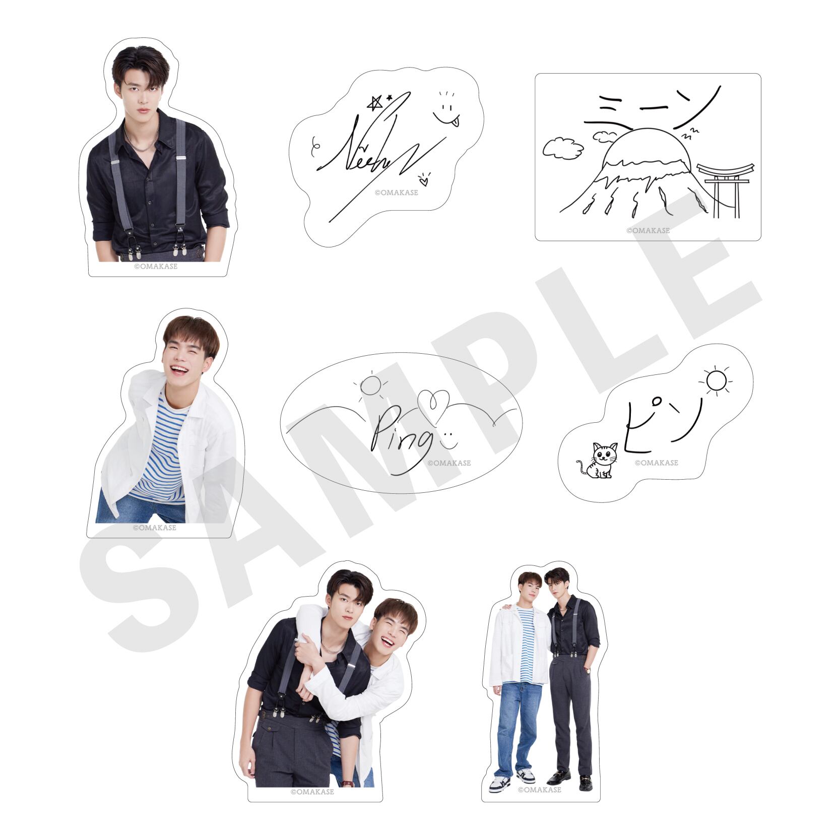 ステッカーセット（MEEN PING To My Dear FAN MEETING IN JAPAN