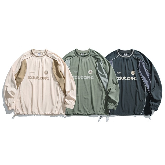 機能コントラストカラースポーツ速乾Tシャツ 3color N00523