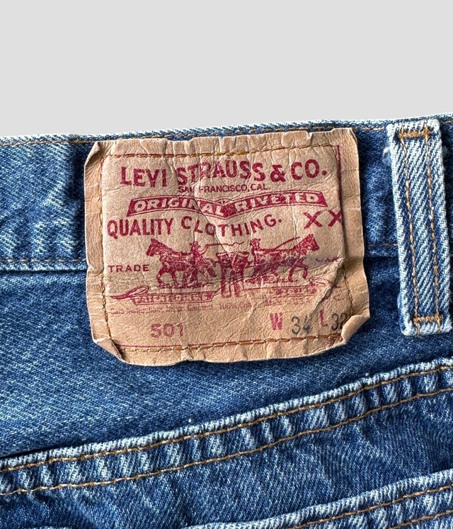 -Levi's- Vintage 90s W34L32 501 Denim Pants made in USA