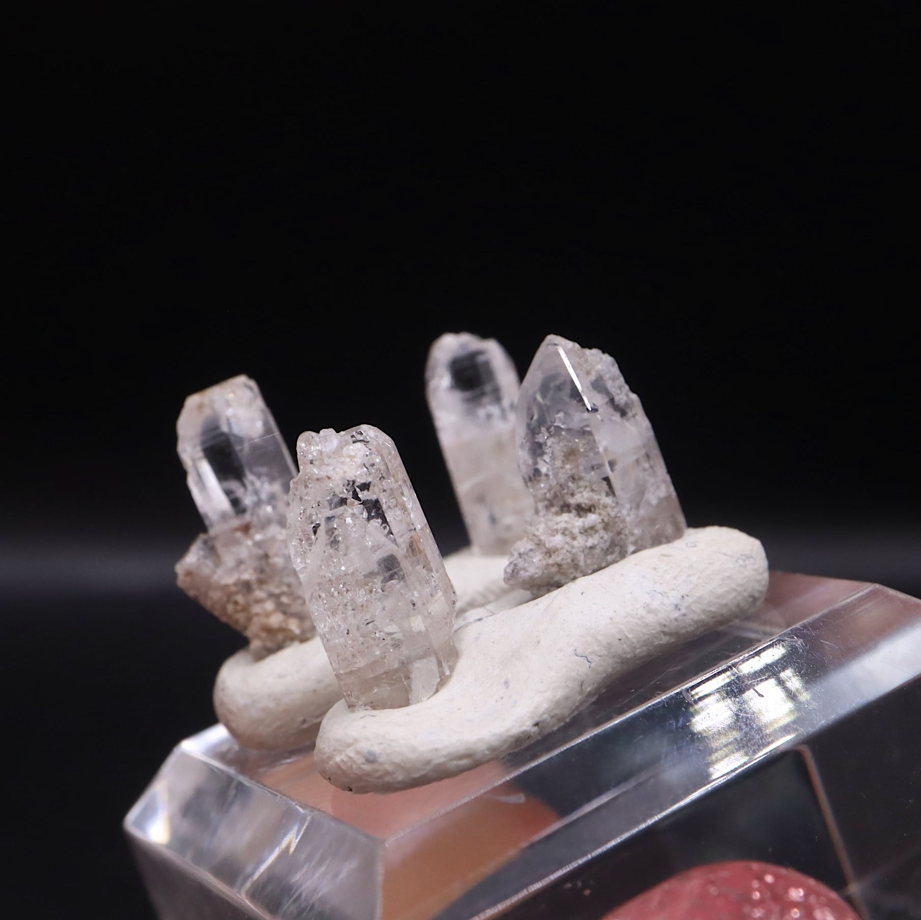4結晶セット！トパーズ 結晶 計1.5g TZ461 鉱物 原石 天然石 | 鉱物