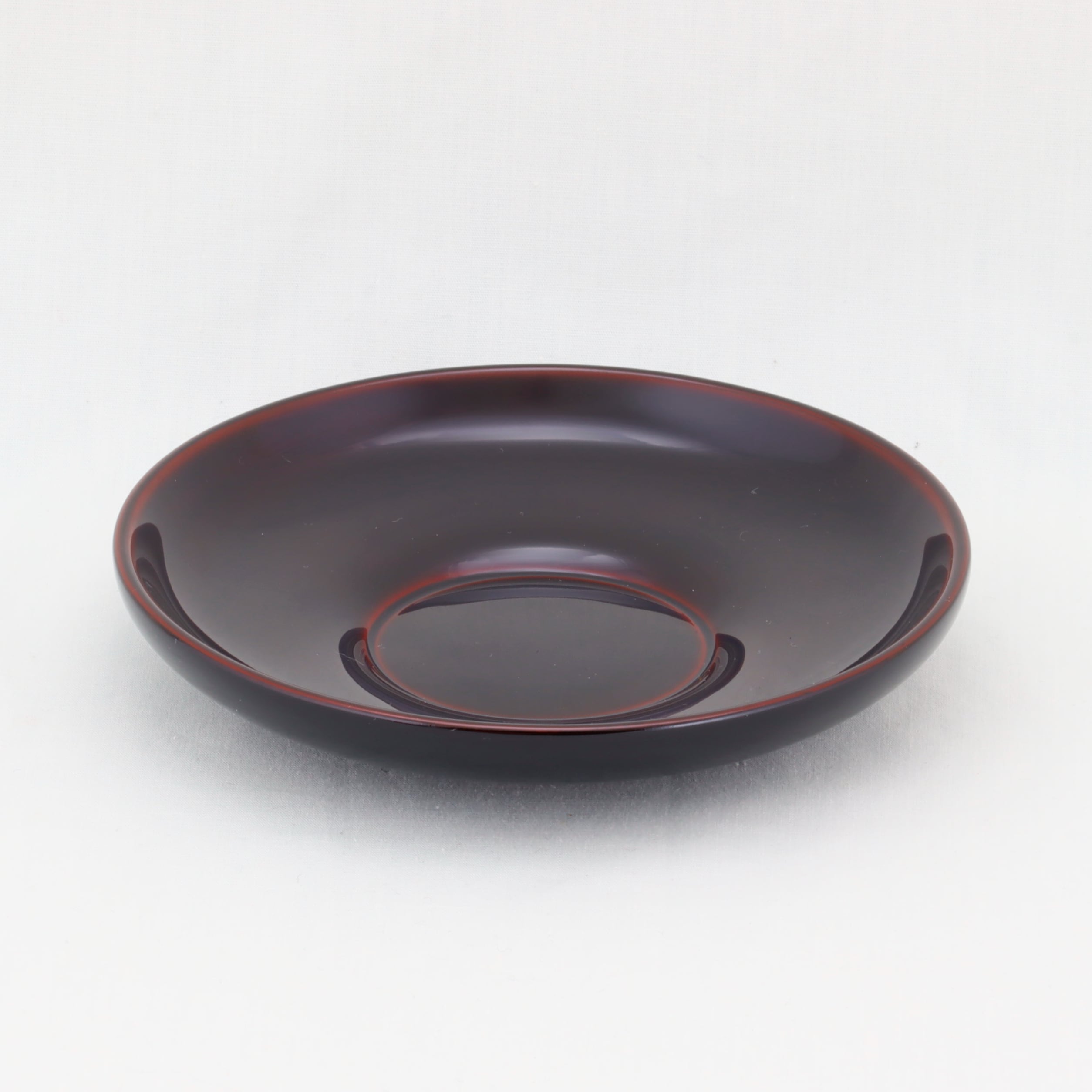 茶道具、輪島塗、茶懐石用10客席未使用　たのメル便使用 1654-1 輪島塗 茶托／溜塗無地／単品 | 輪島塗 加藤漆器店 公式