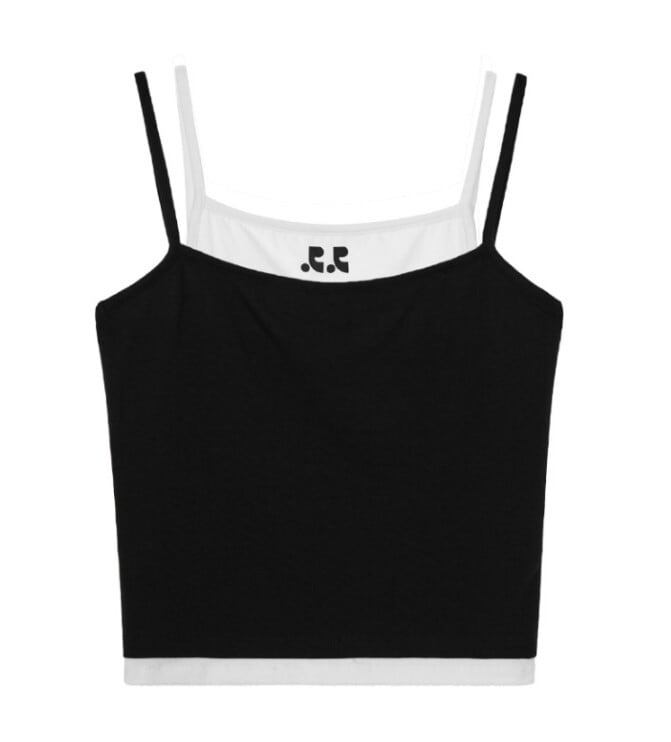 ☆AESPA ニンニン 着用！！【REST&RECREATION】RR LAYERED SLEEVELESS
