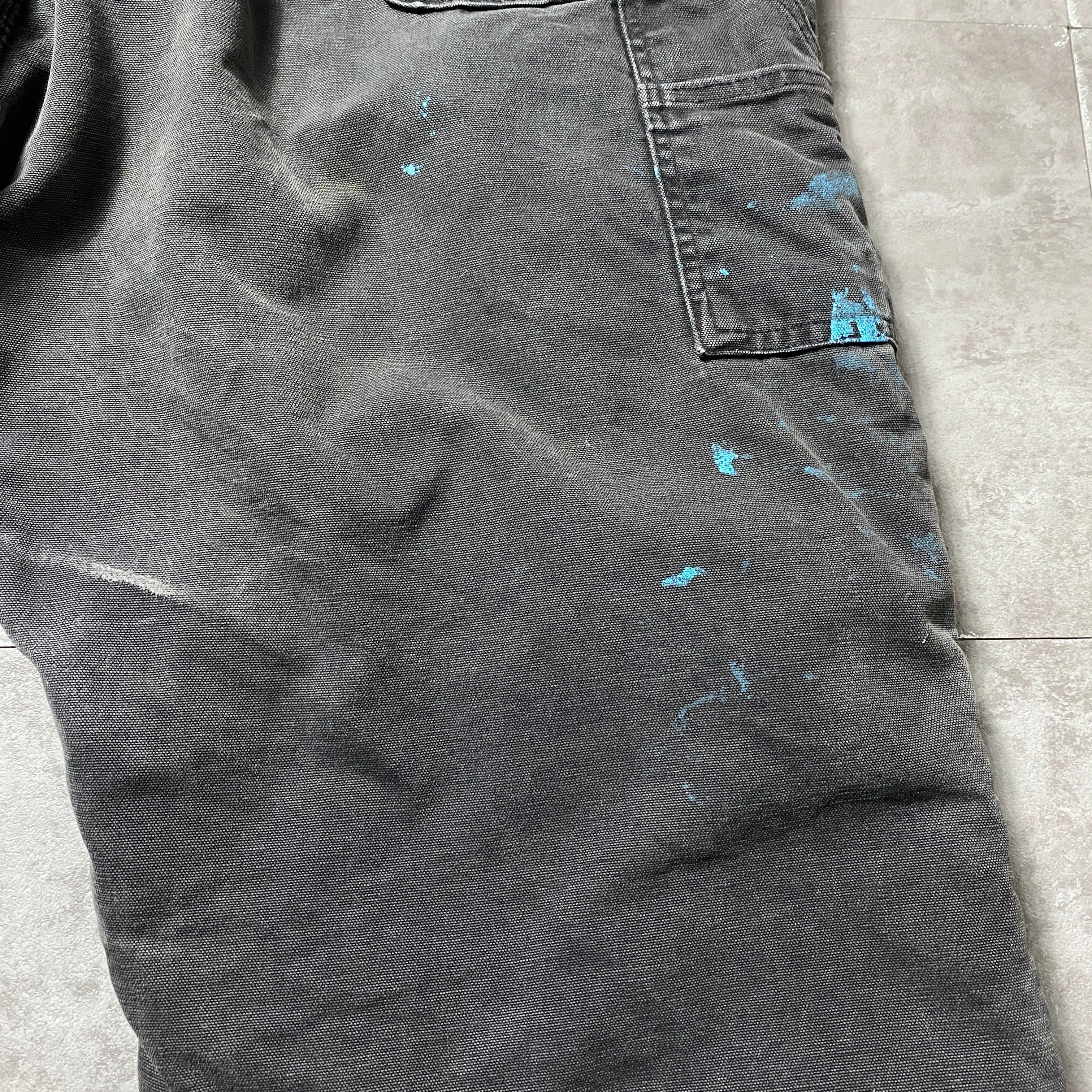 50×30】【USA製】00's carhartt カーハート ボタンフライ ダブルニー