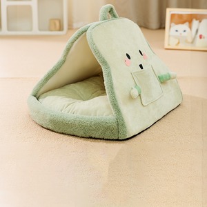 【GOODS】2種類展開大きなフワフワトースト型ORアボカド型ペットハウス