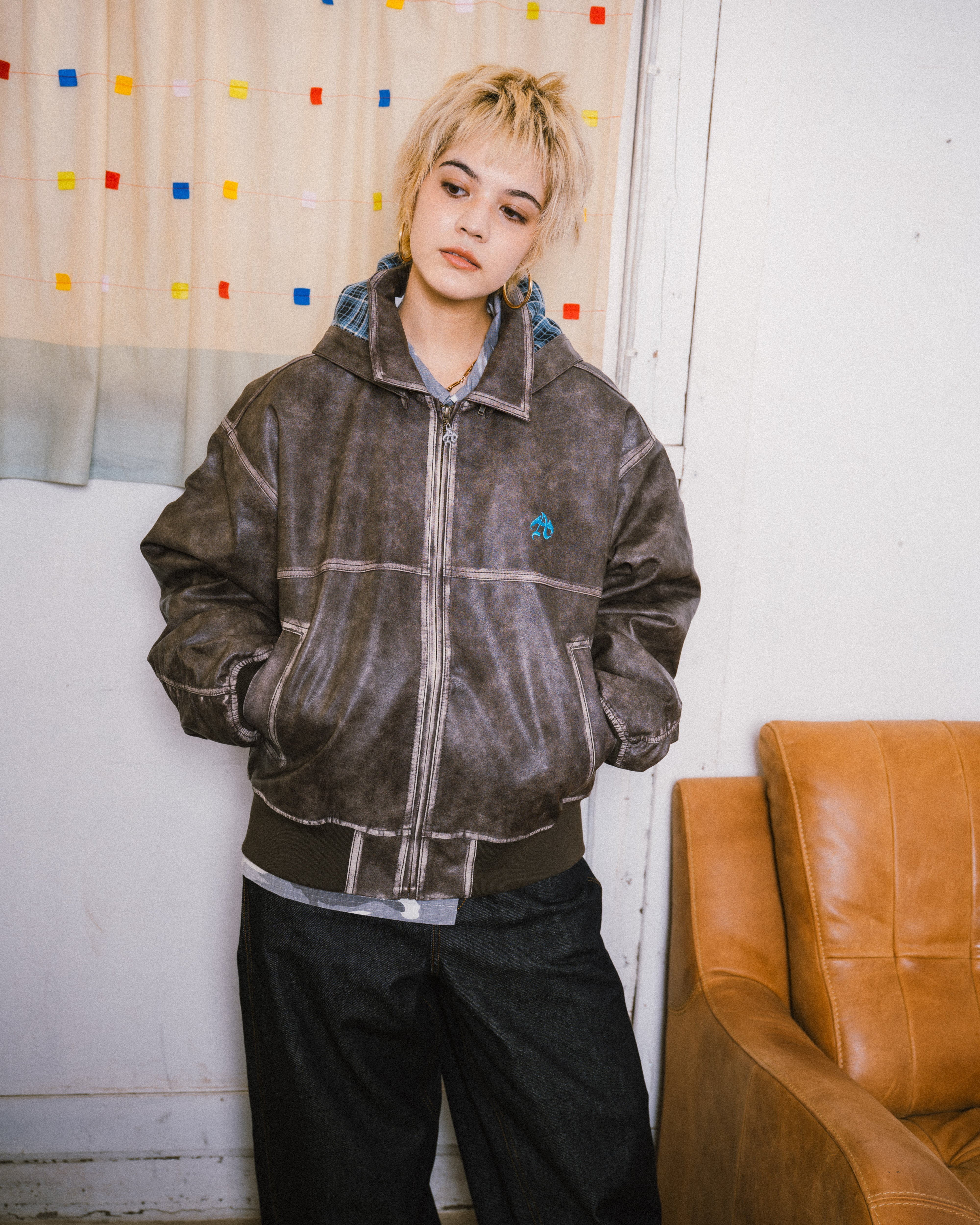 ジャケット・アウター Antimid PU LEATHER JACKET PU LEATHER JACKET | ANTIMID