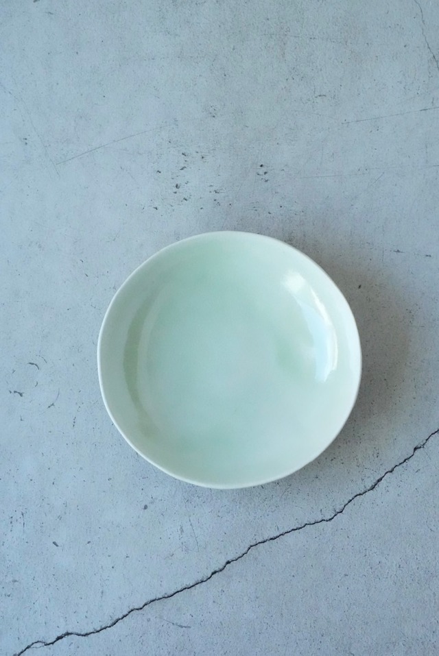 【palette pottery】平鉢 直径約16㎝ | パン、ケーキ、副菜など (2607-23)