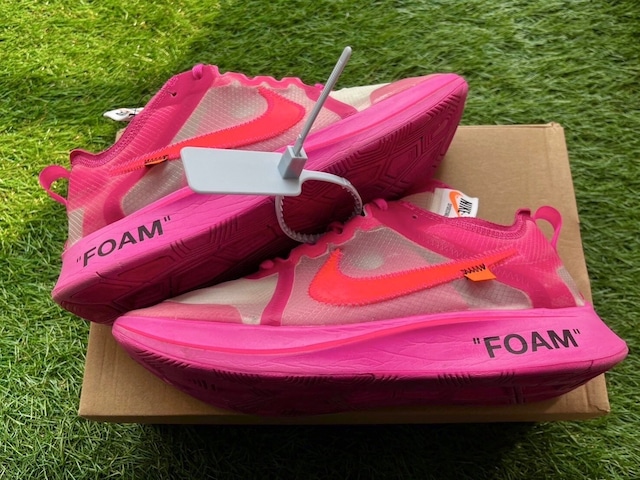 NIKE × OFF-WHITE THE 10 : ZOOM FLY TULIP PINK AJ4588-600 28cm 66478