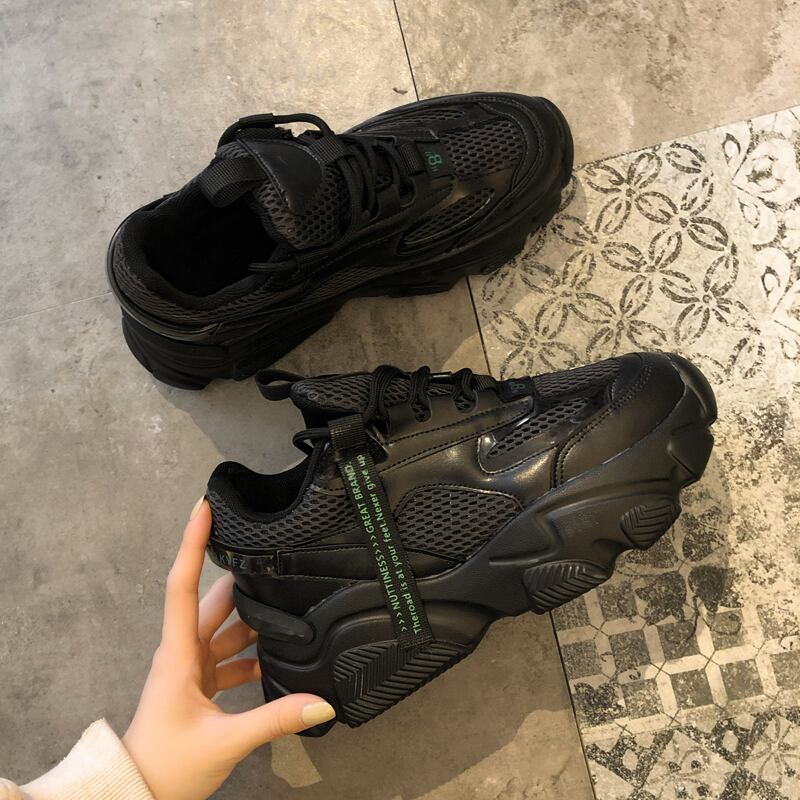 オータムウィンターメッシュカジュアル 靴 シューズ レース ストリート 秋物 冬物 部族の婦人靴1647868