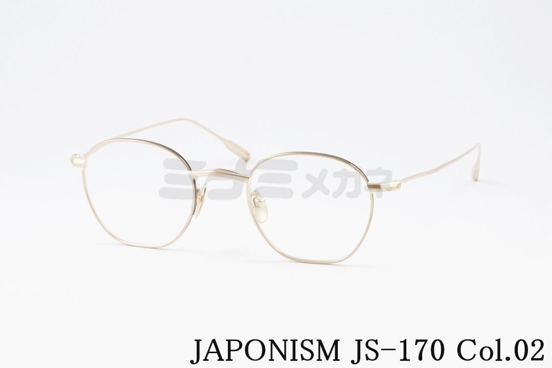 JAPONISM メガネ JS-170 col.02 sense ウェリントン メタル センス