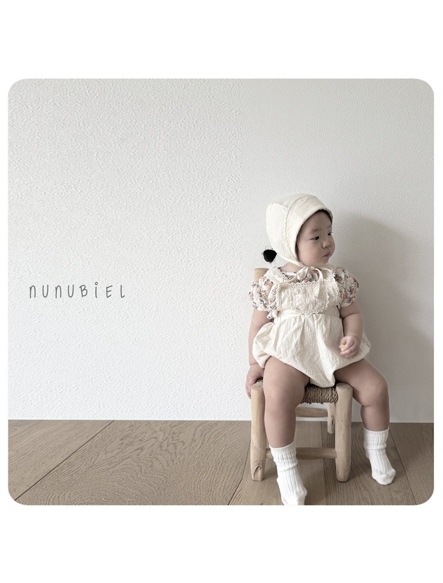 〘予約〙nunubiel / milga romper & bonnet
