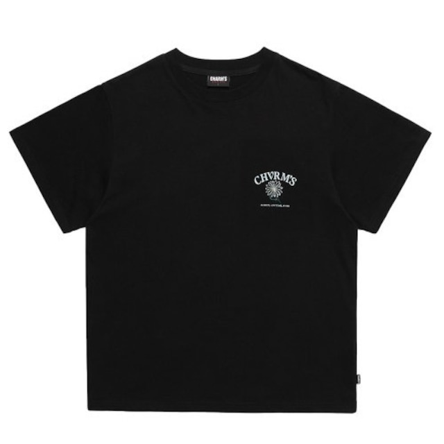 [CHARM’S] SinBi gerbera T-shirts Black 正規品 韓国ブランド 韓国ファッション Tシャツ