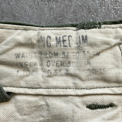 60-70s アメリカ軍 実物 M51 フィールドパンツ L-M w35 詳細写真7
