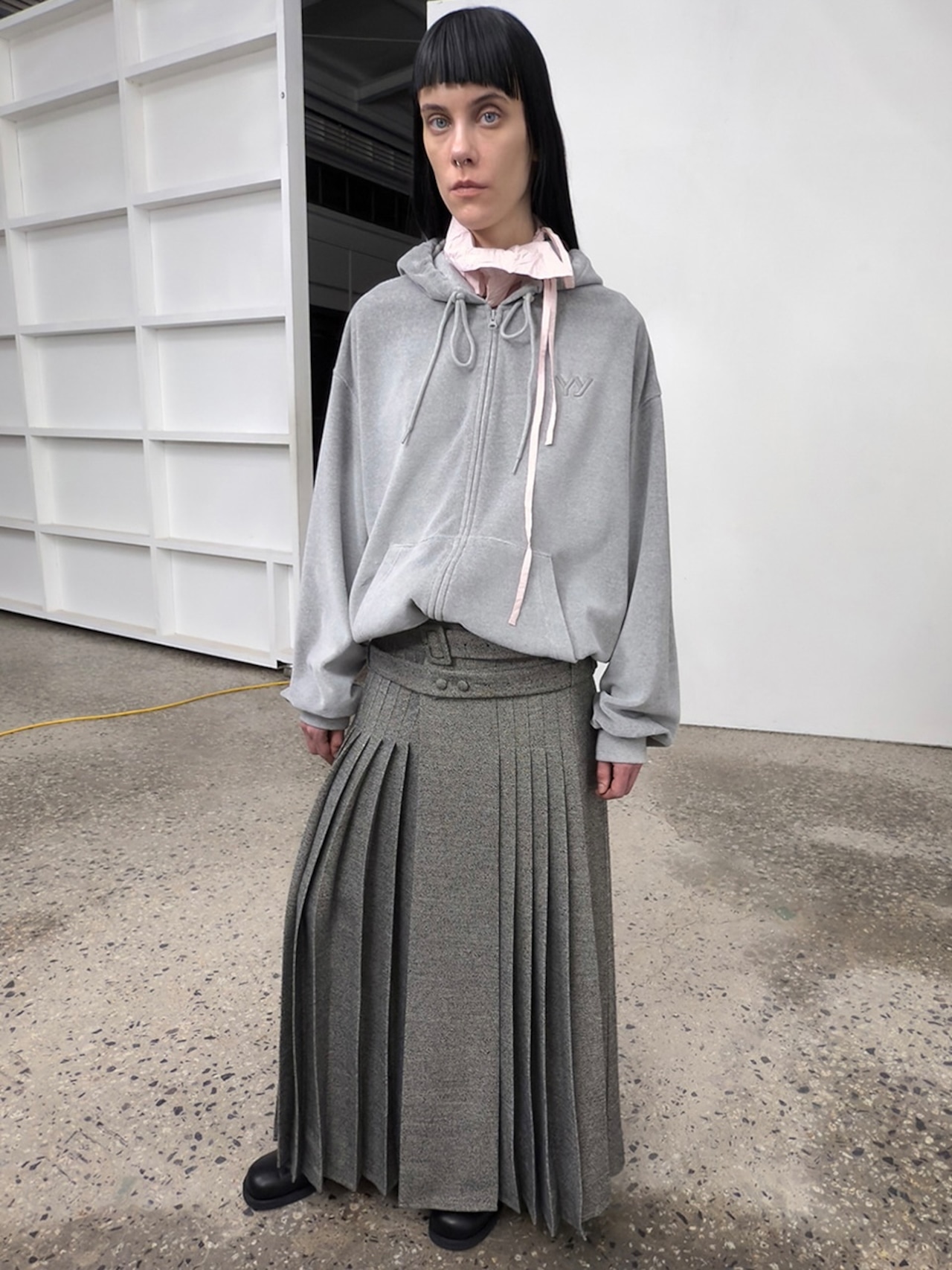 【25AW】OPEN YY オープン ワイワイ / VEROUR BOX HOODIE - 2