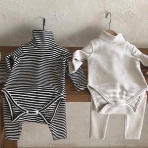 high neck rompers set