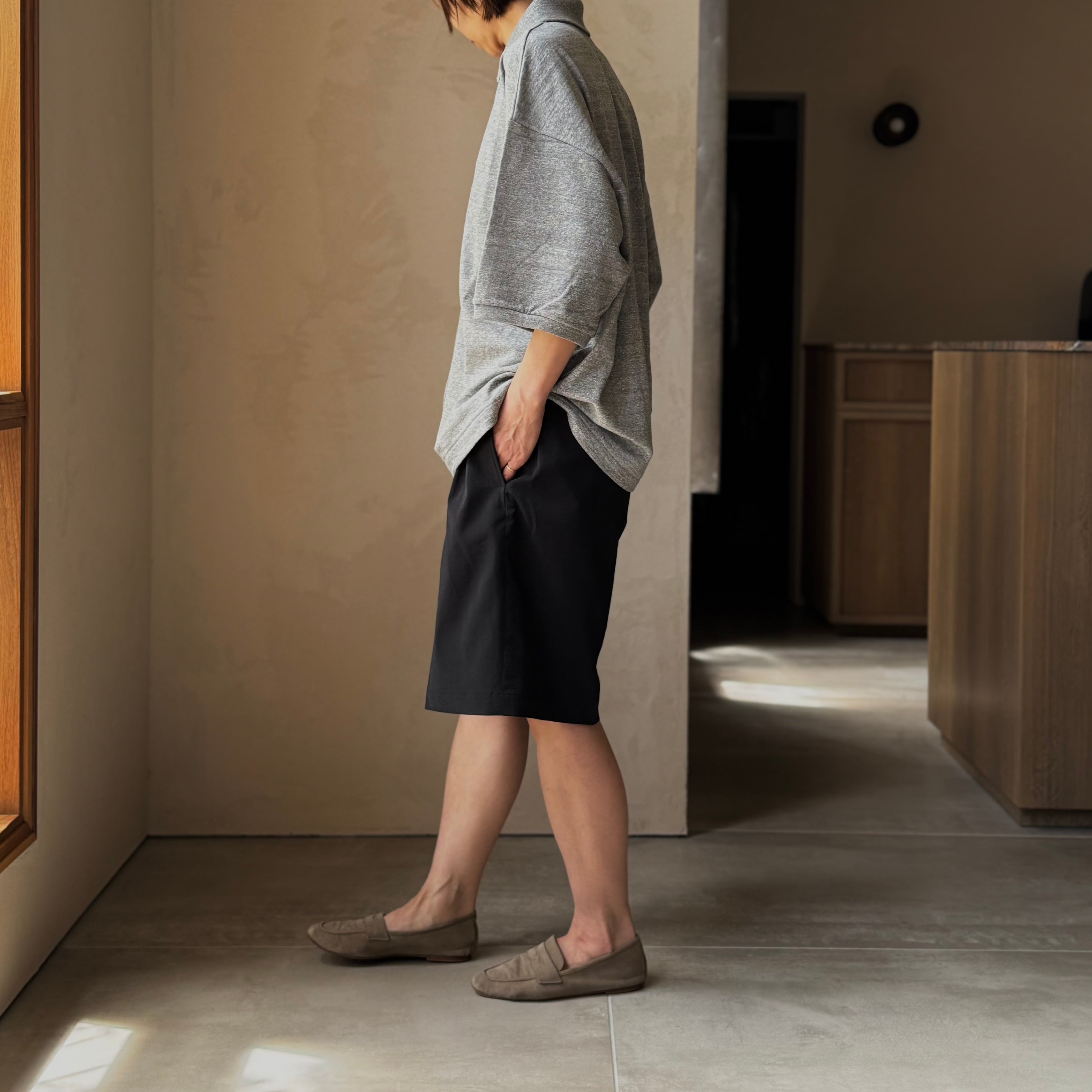 YOKOSAKAMOTO | DOUBLE PLEATED SHORTS | HJ GALLERY