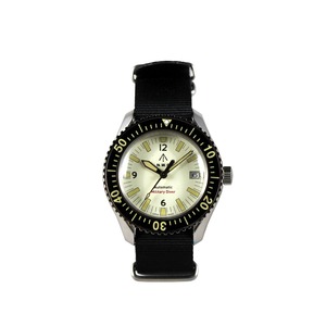 NAVAL MILITARY WATCH MIL.-05 C SV/BK Automatic ROYAL Military Diver TYPE