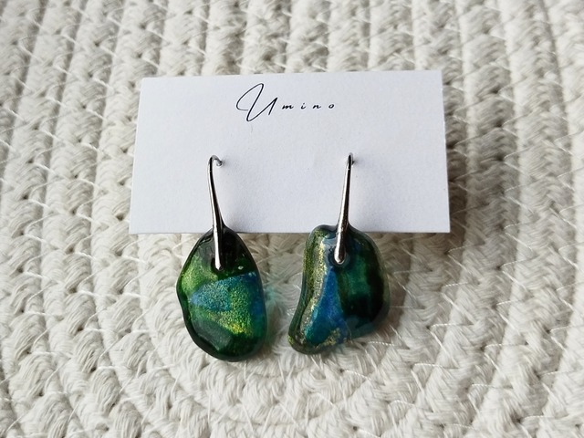 hook / olive green × navy