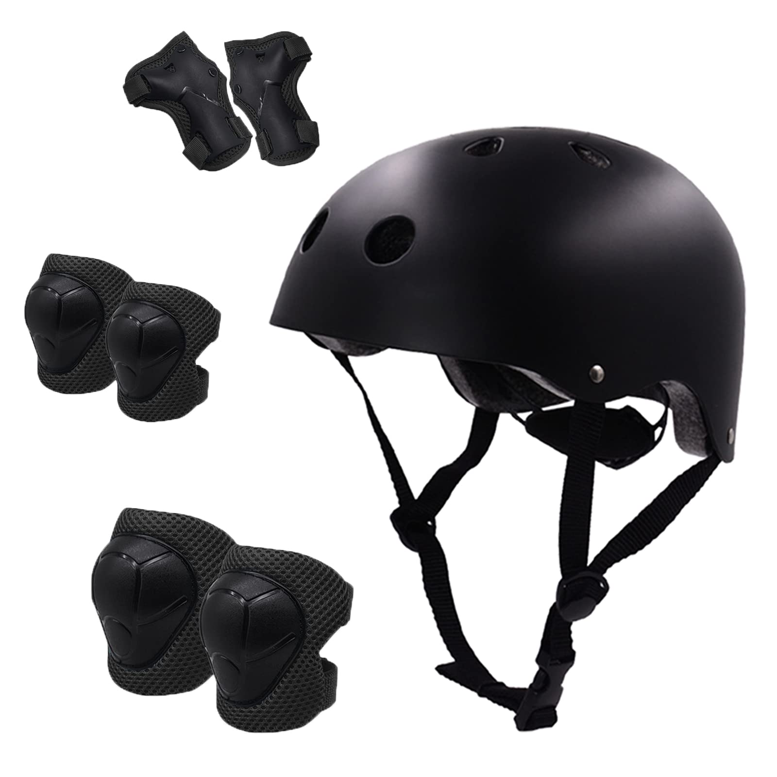 【新着特価】DAZUAN自転車 ヘルメット こども用 キッズプロテクターセット ASTM F1447承認品 3-12歳向け 調節可能 軽量 高剛性 通気性 サイクリング スケートボード ローラースケート 保護用 子供 自転車 プロテクター 子供のヘルメットプロテクター