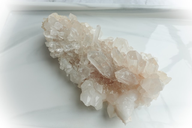 【7】超高波動ヒマーチャル・プラデーシュ州クル渓谷マニカラン水晶 クラスター