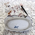 陶器人形  鳥鷲掴み　狩猟　ドレス　猟銃　La Chasse 11OTL34