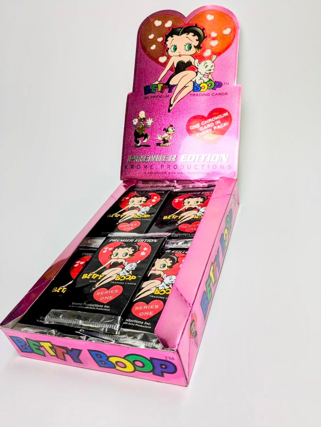 ☆送料無料!☆1995年製【 ベティーブープ(Betty Boop) Series one PREMIER EDITION 】VINTAGE トレーディングカード単品 (1個=9CARDS)〚アメリカン雑貨 アメトイ〛