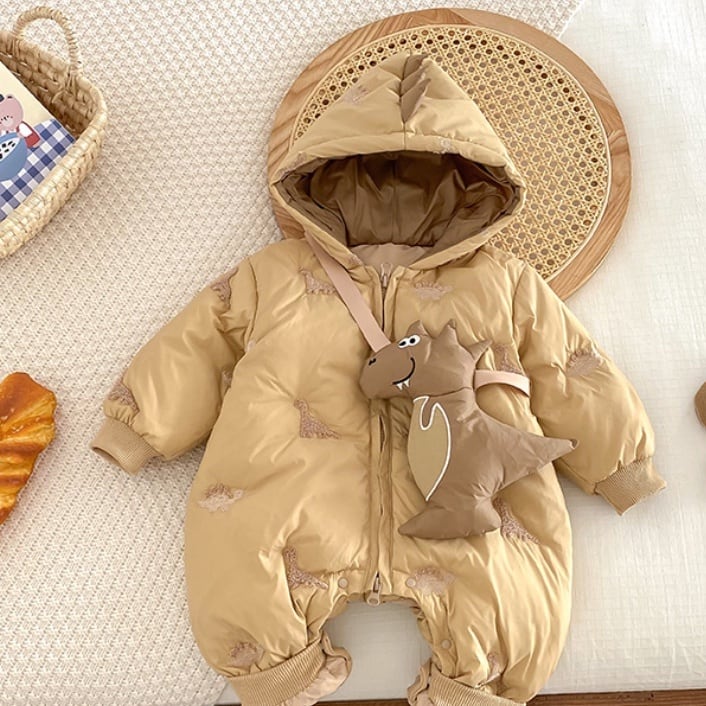BABY】冬新作 恐竜ダウンジャケットロンパース | Betty