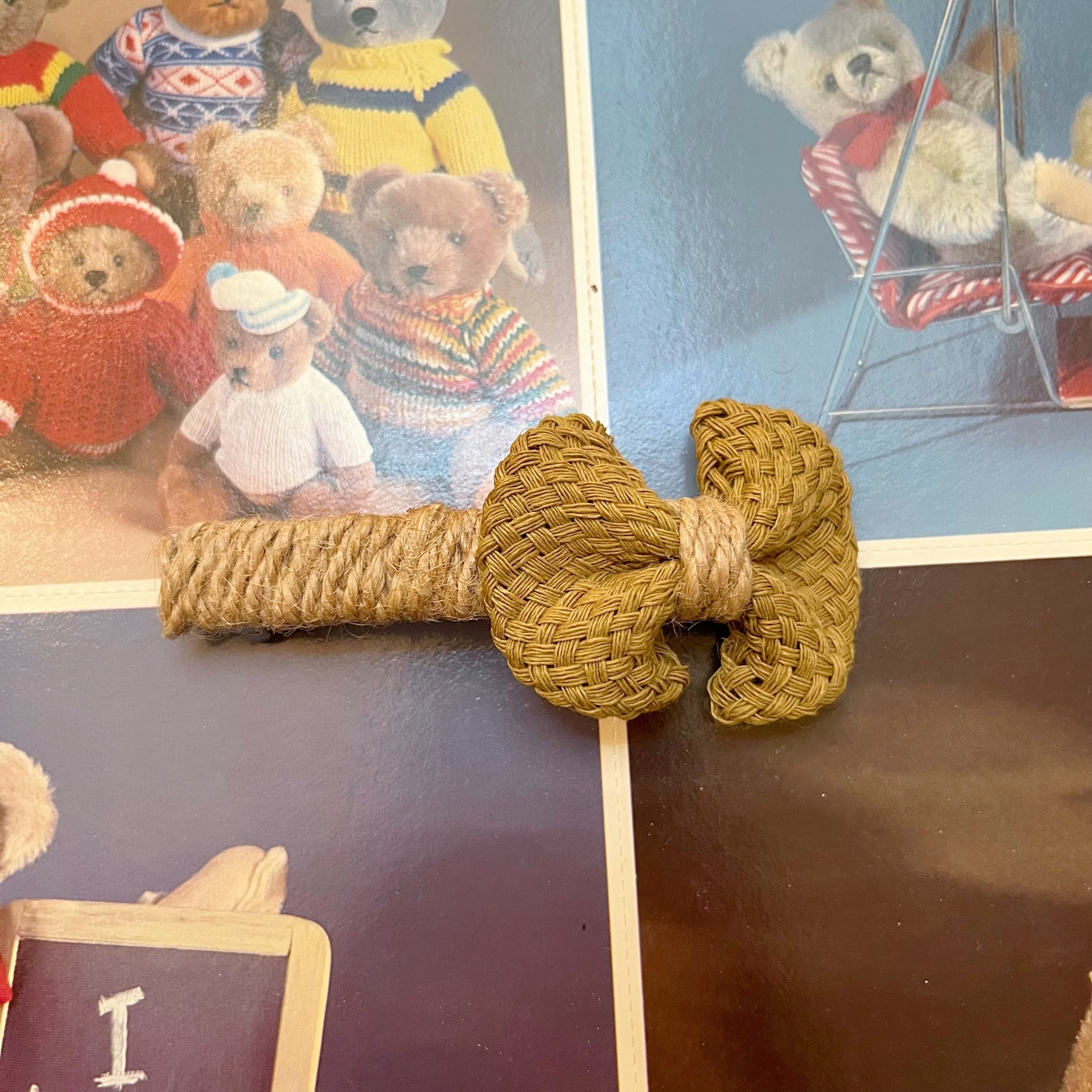 cotton ribbon ⑅ barrette