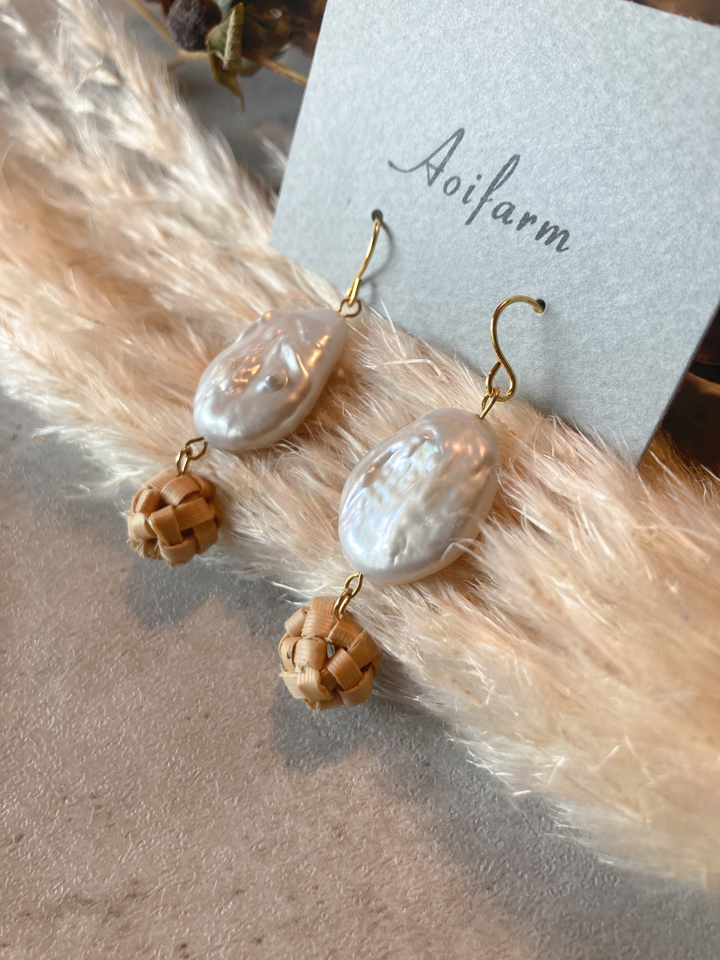 rin. アマゾナイト×アダンピアス | AOIFARM