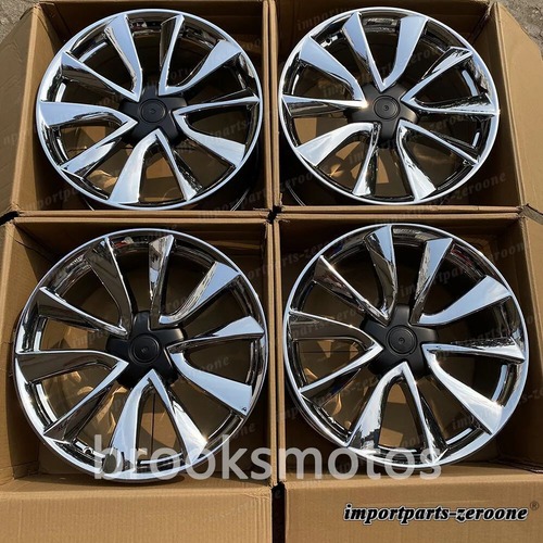 20インチ 新品クロームスタイルホイール 2017+ テスラ モデル 3 20x8.5 オフセット 35 適合 LI-1537