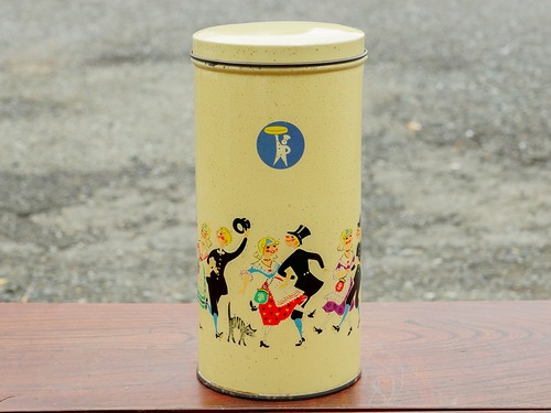 【Vintage】オランダ Turkstra ”フリジアの結婚式” ラスク缶 TIN /f190