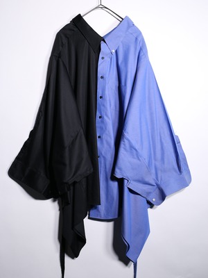 REMAKE / 変形 docking design asymmetry shirt