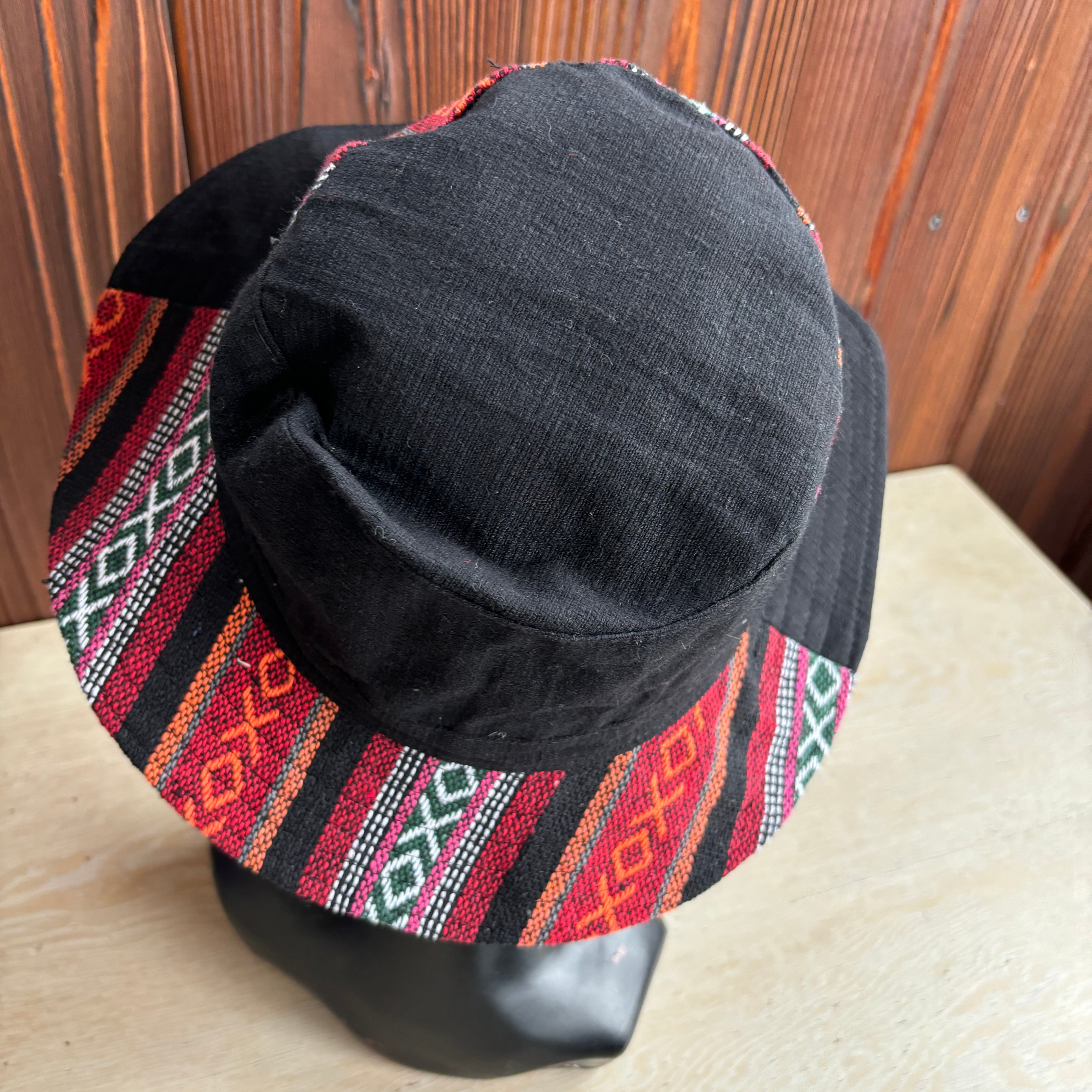 織りパッチワークハット | アジアン雑貨ルチュ