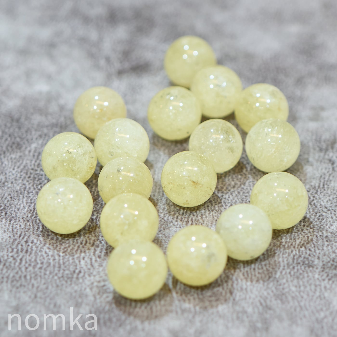 【澄み渡る光のシャーベット】メキシコ産 ゴールデンダンビュライト (高品質/12mm玉) ビーズ/一粒売り