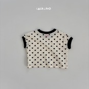 【取寄/韓国直送】LALALAND 26/SM （Baby）ハートドットTシャツ｜夏服｜韓国子供服